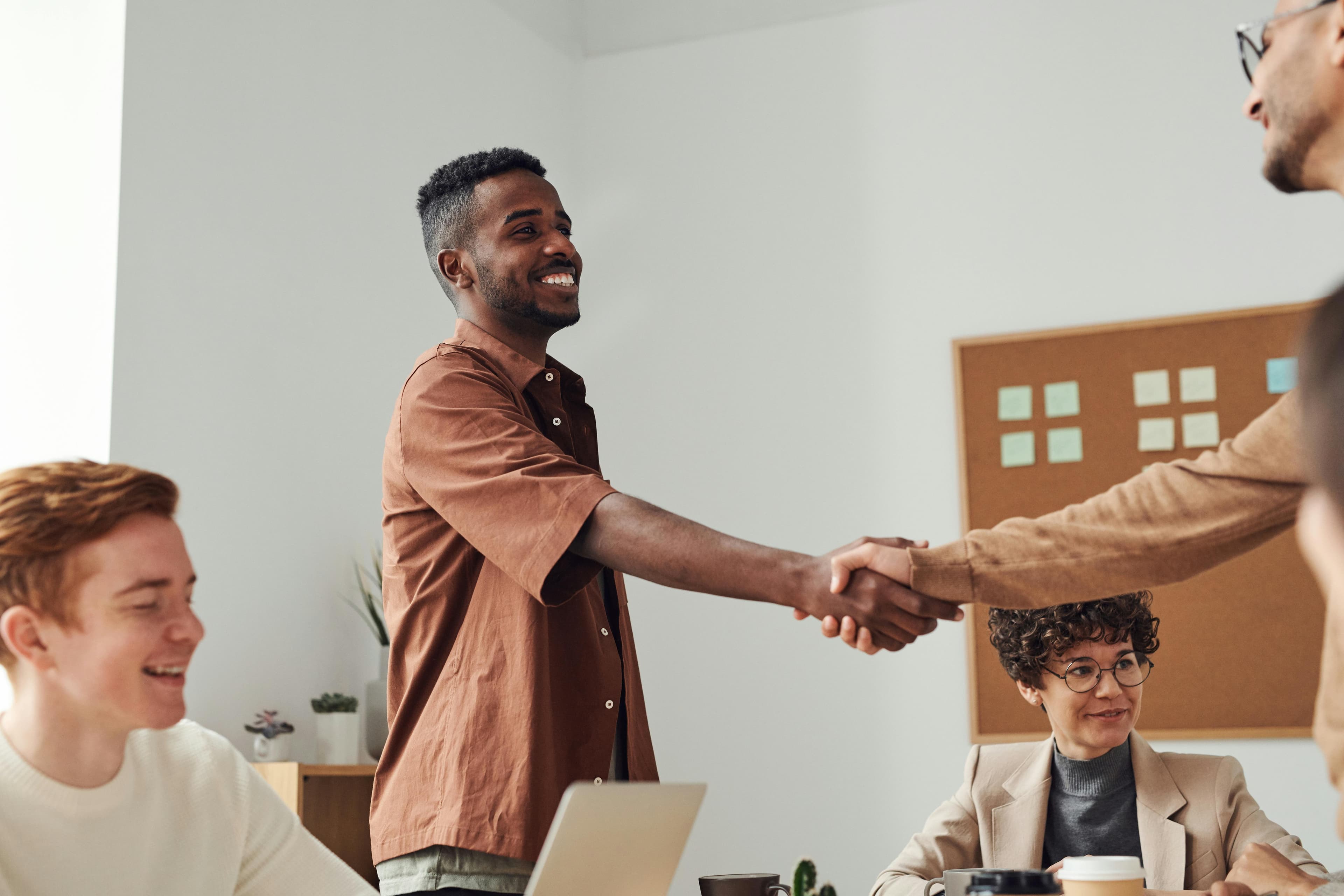 Partnership handshake