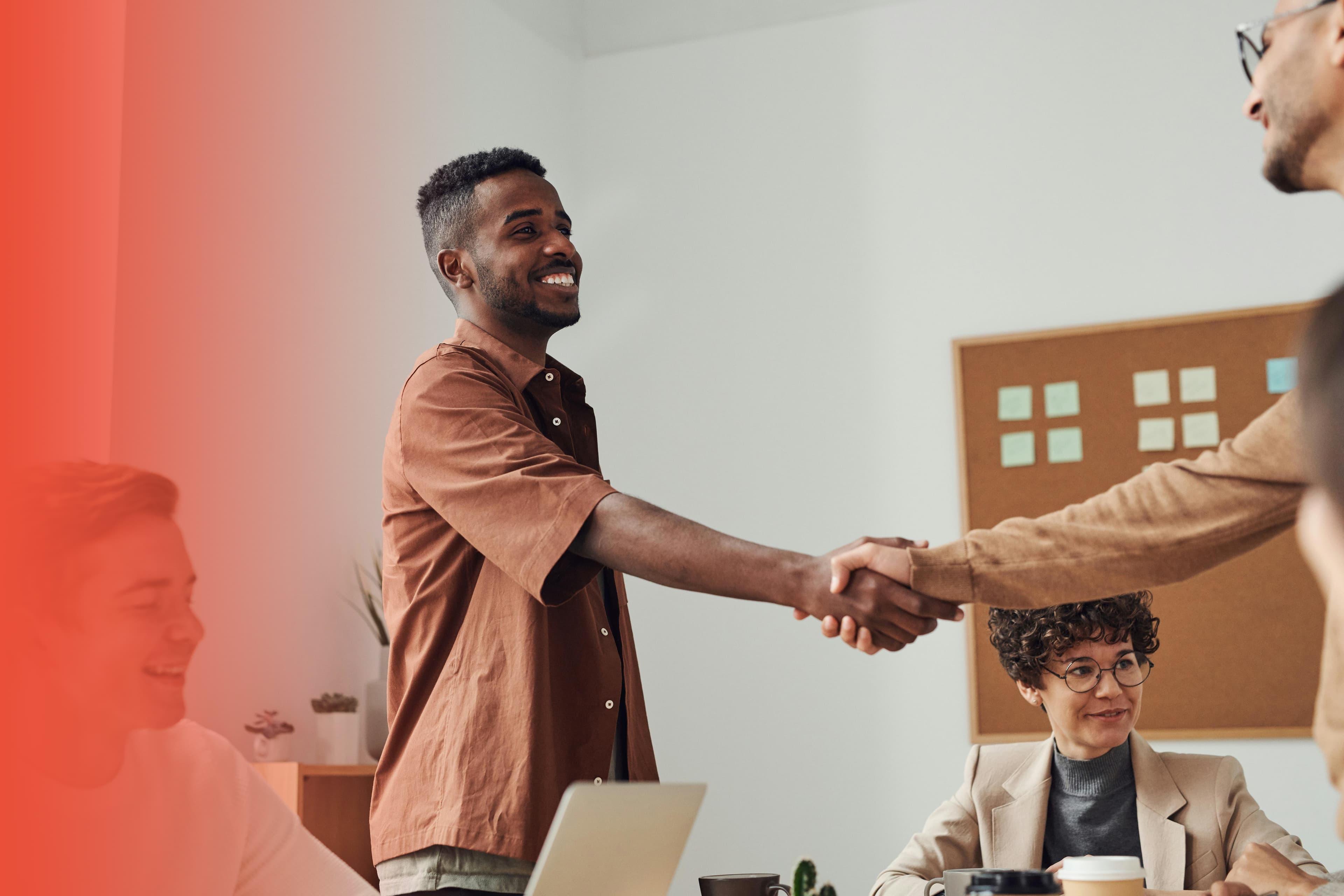 Partnership handshake